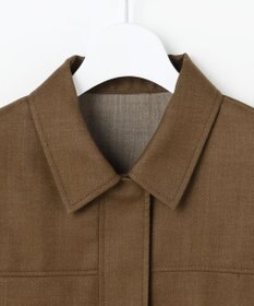 自由区 L 【17号サイズまで展開・SHIHOさん着用】デニムライクツイル ジャケット