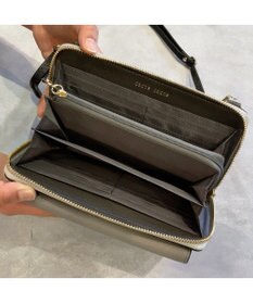 UNBILLION カシュカシュ cachecache / WEB限定カラーコンビウォレットショルダーバッグ