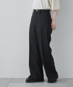 WEGO 【ユニセックス着用ITEM】ルーズフィットフレアトラウザー