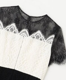 GRACE CONTINENTAL レース切替フレアドレス