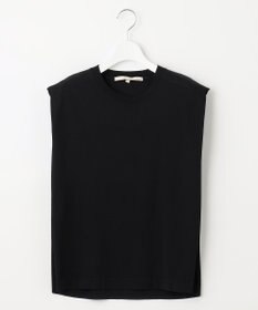 自由区 【洗える・XSサイズあり】クレープストレッチノースリーブ ニット