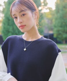 Tiaclasse L 【新色追加・2way・洗える】シャツドッキングニットベスト