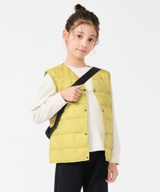 UNFILO 【120-150cm】TAION Vネック ダウンベスト(UNISEX)