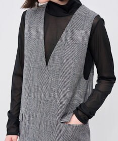 uncrave グレンチェック ワンピース