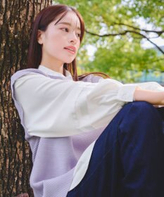 Tiaclasse L 【新色追加・2way・洗える】シャツドッキングニットベスト