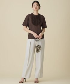 自由区 S シアーフリルジャージー カットソー