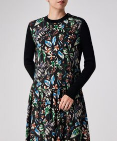 Paul Smith Number Floral プルオーバー コンビ ニット