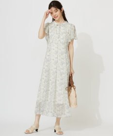 ANY SIS S 【洗える】ミニフラワープリント ワンピース