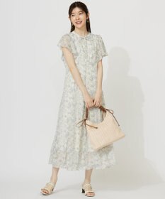 ANY SIS S 【洗える】ミニフラワープリント ワンピース