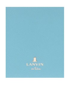 LANVIN en Bleu リュクサンブールカラー 二つ折り被せ財布