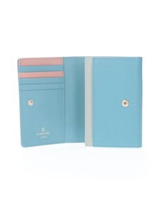 LANVIN en Bleu リュクサンブールカラー 二つ折り被せ財布