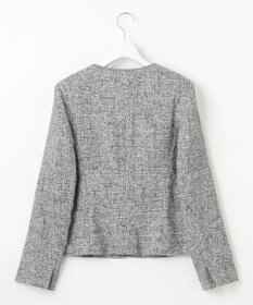 J.PRESS LADIES 【セットアップ対応】Light Tweed ノーカラー ジャケット