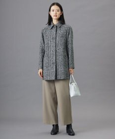 J.PRESS LADIES 【洗える】ツムギート flannel ワイド パンツ