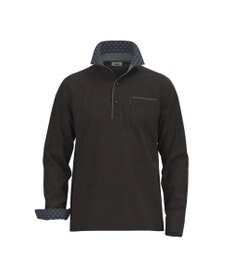 JOSEPH ABBOUD ウィンターダディポロシャツ　（小紋柄）