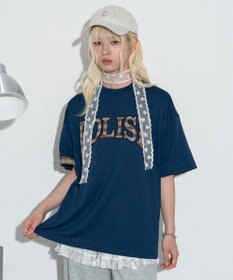 WEGO 【ユニセックス着用ITEM】チェックディテールロゴT（SS）