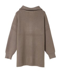 AMERICAN HOLIC バイパチハーフＺＩＰ片畦ニットプルオーバー　