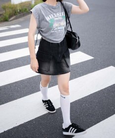 WEGO ヴィンテージウォッシュドロストデザインT