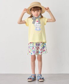 ANY KIDS 【水で色が変わる】接触冷感 しろくま ミラクルプリント Tシャツ