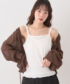 earth music&ecology レイヤードキャミソール