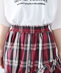 Green Parks ・ＳＵＧＡＲＳＰＯＯＮチェックドロストティアードスカー