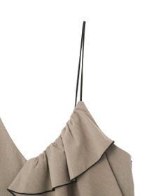 YECCA VECCA ラッフルキャミオールインワン