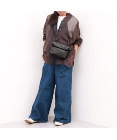 UNBILLION ペルケ perche / ガーメントレザー・サスティナブルミニショルダー