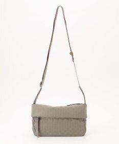 Y'SACCS はっ水ドットジャカード リサイクルレザーコンビ ショルダー