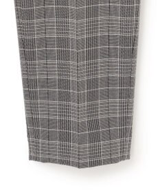 23区 【Oggi掲載/洗える】ウォームストレッチ チェック テーパード パンツ