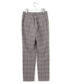 23区 【Oggi掲載/洗える】ウォームストレッチ チェック テーパード パンツ