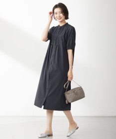 J.PRESS LADIES S 【洗える・イージーケア】ソフトタイプライター バンドカラー ワンピース
