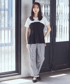 earth music&ecology 接触冷感テーパードパンツ