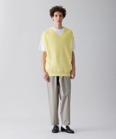 UNFILO MENS イージーケア ニットベスト [23年春夏商品]