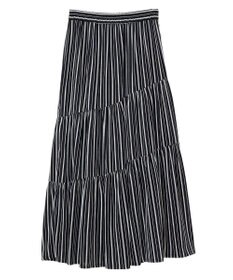 Green Parks ・ＥＬＥＮＣＡＲＥ　ＤＵＥ　ストライプフレアスカート
