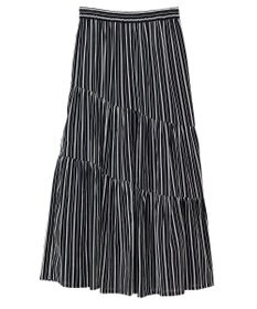 Green Parks ・ＥＬＥＮＣＡＲＥ　ＤＵＥ　ストライプフレアスカート