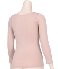 Wing あったかインナー 綿混 裏起毛 厚手 よく伸びる素材 【ラクのびサーモ】 8分袖 長袖 秋 冬 EL6814 ウイング／ワコール