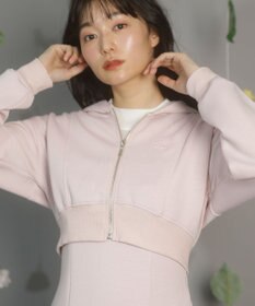 Green Parks ｄａｚｚｌｉｎ　ＳＥＴ２点パーカー＋キャミワンピース