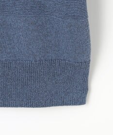 自由区 【洗える】ペーパーブレンドスキッパーポロ ニット