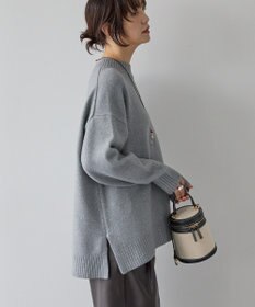 AMERICAN HOLIC サイドスリットハイネックニットプルオーバー