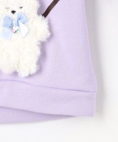 ANY KIDS アニマルポシェット 裏シャギー トレーナー