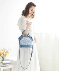 style code 【MERCURYDUO/マーキュリーデュオ】ミックスマテリアル　ハンドバッグ