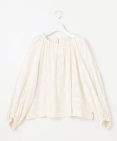 23区 【SLOW/一部店舗限定】コットンジャカード ブラウス