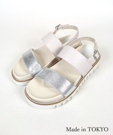 Dominic3 フットベット レザーパテッドサンダル