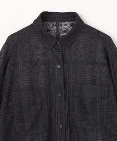 ANY L レースオーバーシャツ