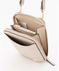 LA BAGAGERIE 【レザー×ステッチ】スマホポシェット