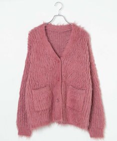 WEGO 【軽量】ブラッシュニットBIGカーディガン