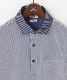 JOSEPH ABBOUD 【キングサイズ・オーガニックコットン】長袖ダディポロシャツ