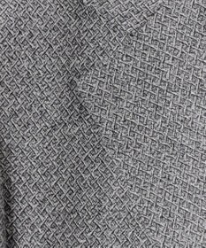 GOTAIRIKU 【DELFINO】ナポリジオメトリックツイード ジャケット_グレー