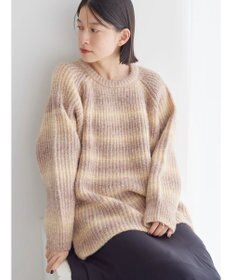 AMERICAN HOLIC グラデーションラグランニットプルオーバー