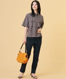 J.PRESS LADIES S 【一枚で着映え】タイプライターストライプ シャツ