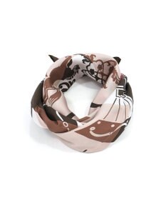 Marca 【Marcaオリジナル】色面シルエット馬車 小判スカーフ シルクツイル